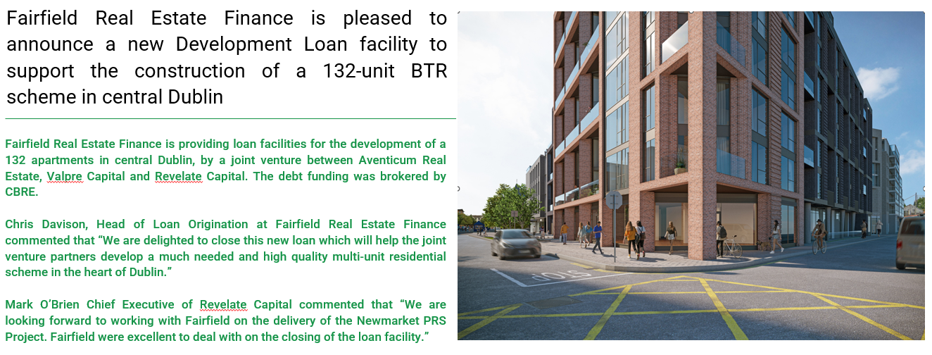 FREF Funds 132-unit Central Dublin BTR scheme 